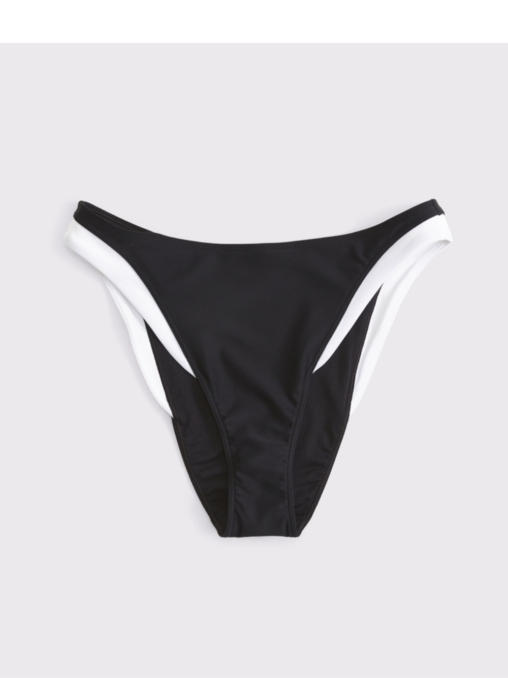 Abercrombie & Fitch Black and White Bikini Bottom